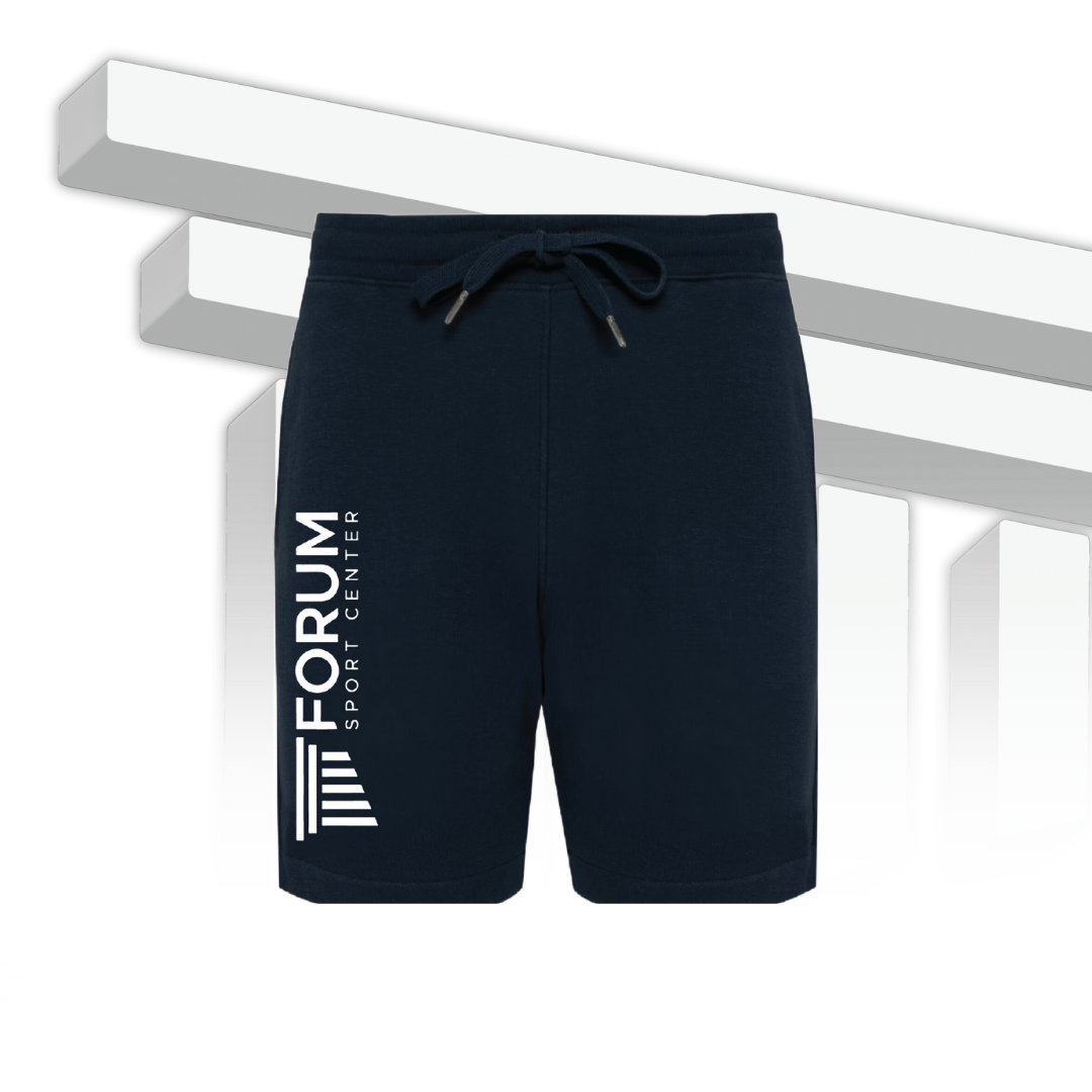 Bermuda uomo in felpa non garzata ecosostenibili - Navy