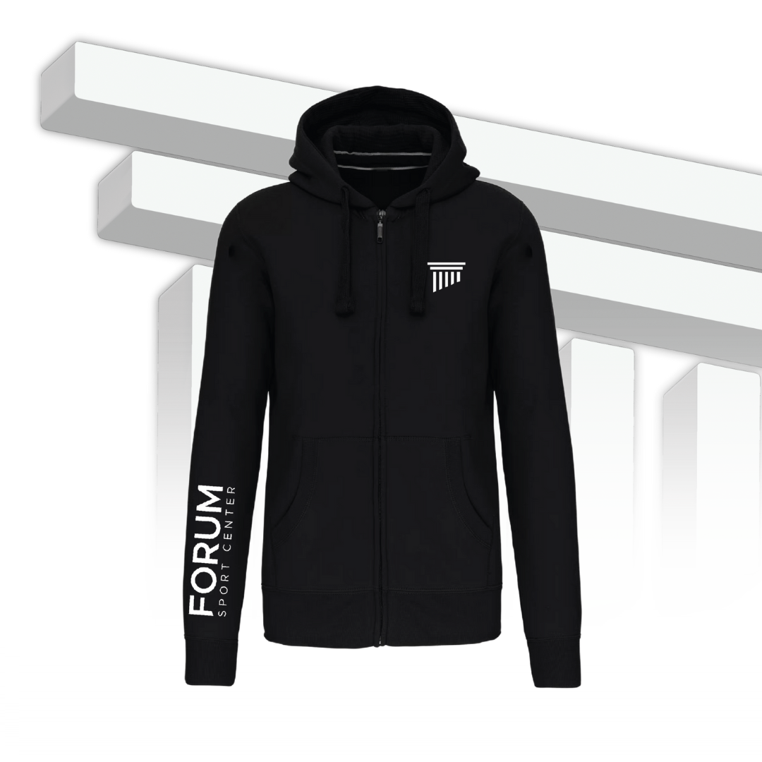 Felpa uomo con cappuccio full zip